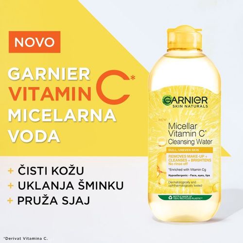 Garnier Skin Naturals Vitamin C micelarna voda za čišćenje 400ml slika 7