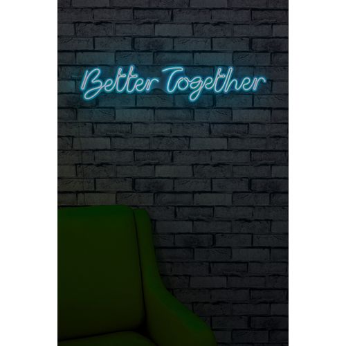 Wallity Ukrasna plastična LED rasvjeta, Better Together - Blue slika 2