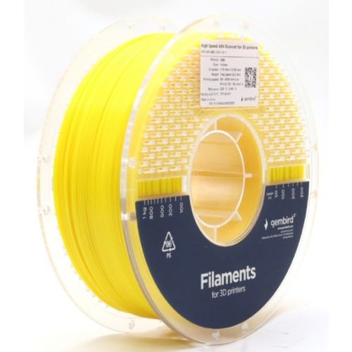 3DP-ABS1.75HY-01-Y ABS filament velike brzine za 3D stampac 1.75mm, kotur 1KG YELLOW slika 2