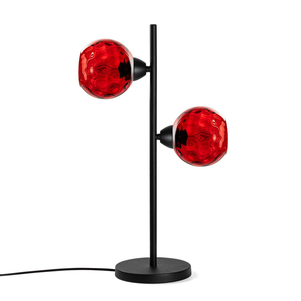 Benek - Crvena i Crna Stolna Lampa slika 4