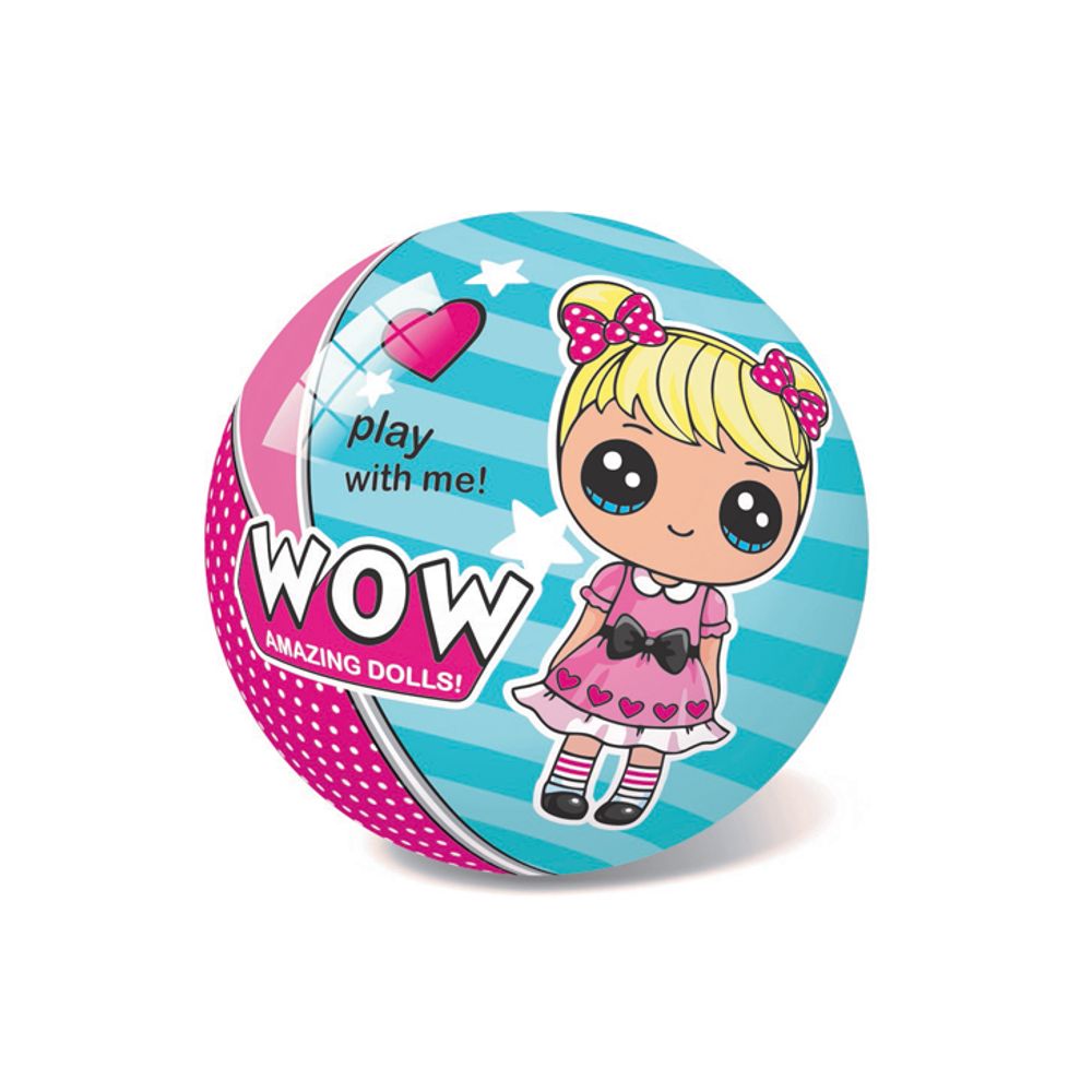 Lopta LOL WOW PVC 14 cm slika 1