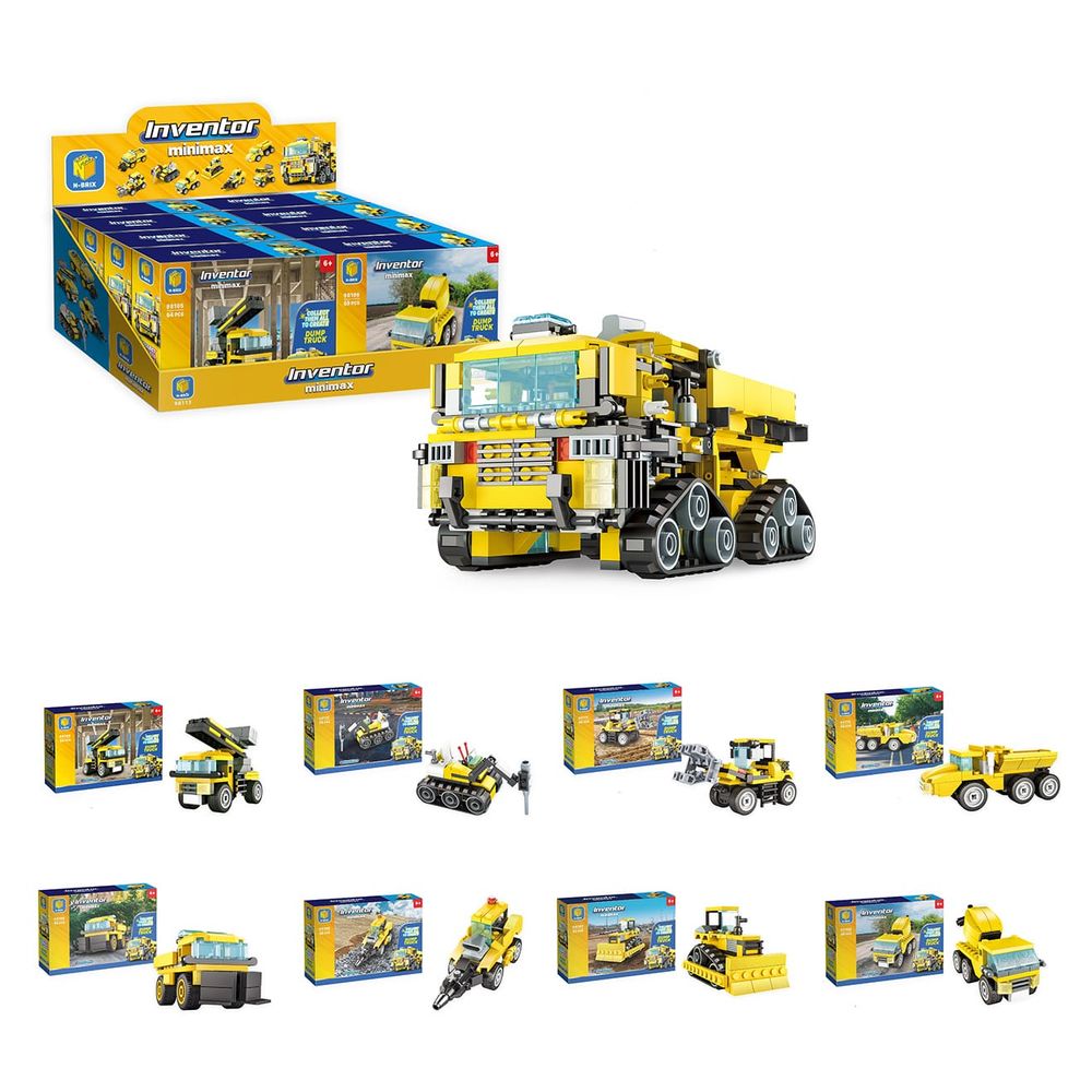 Kocke za gradnju N-Brix, kamioni, sorto 8/1 pak slika 1