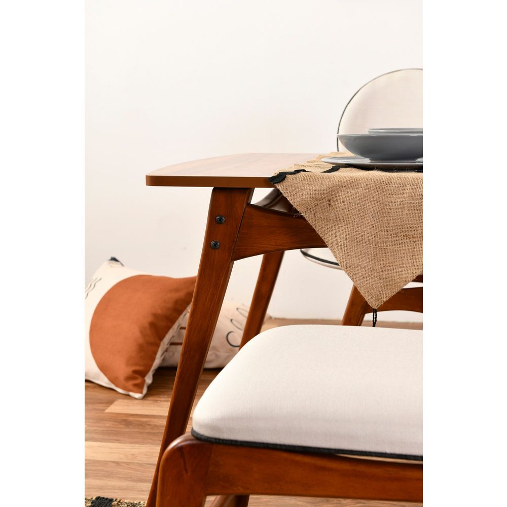 Set Stola i Stolica Touch (2S-1B) WalnutCream (4 Dijela) slika 8