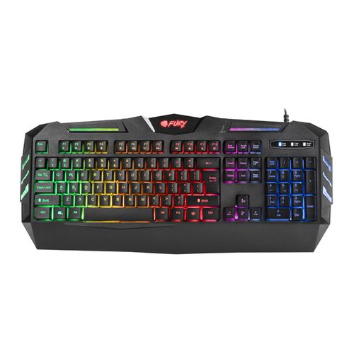 Natec NFU-0868 FURY SPITFIRE, Gaming Keyboard, Antighosting, Spill Proof, RGB Backlit, Wired, USB slika 1