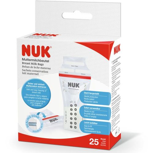 NUK Vrećice za čuvanje mlijeka 180ml, 25kom slika 2