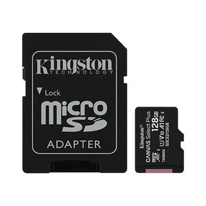 Kingston Micro SD 128GB+SD adapter