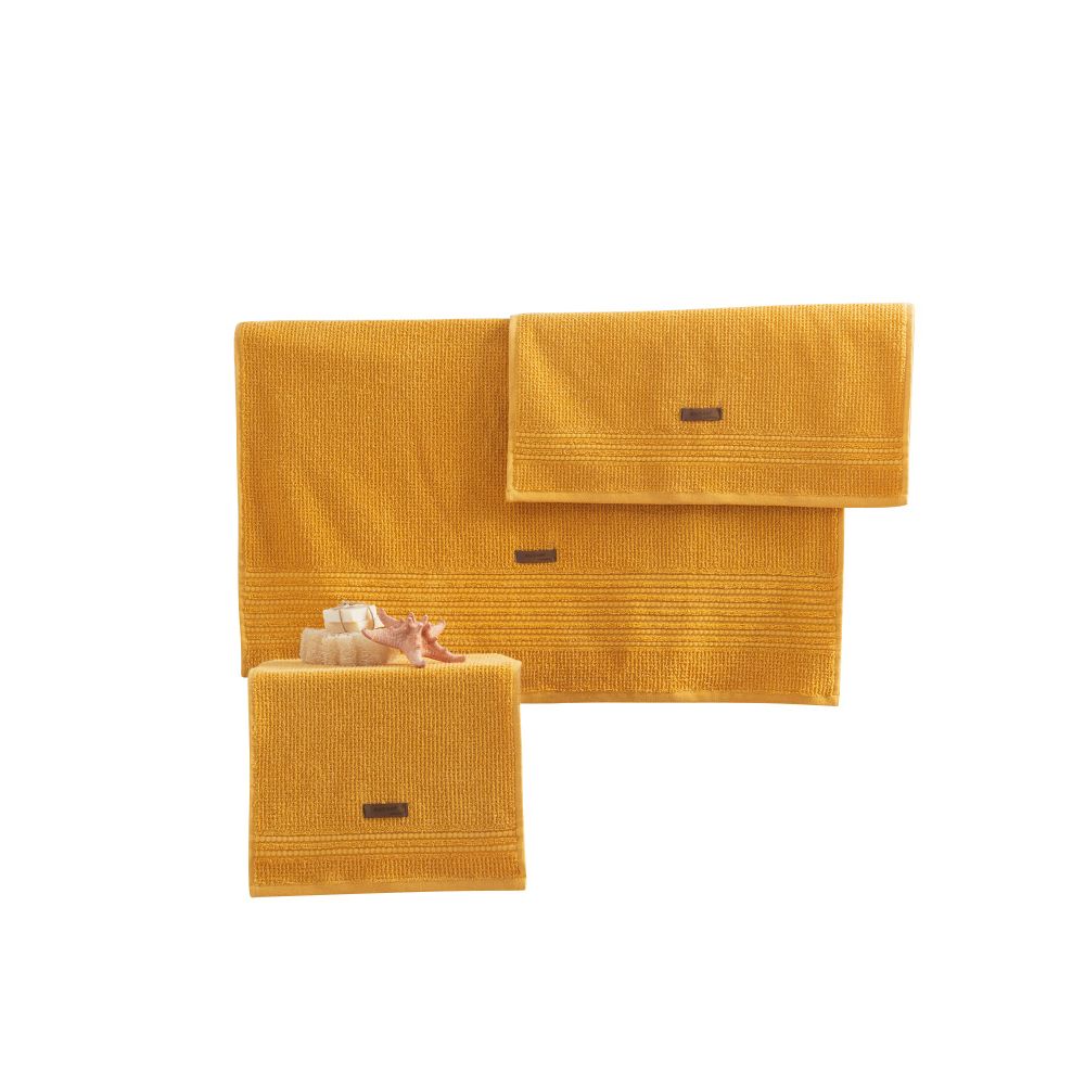 Wellness - Yellow Yellow Towel Set (3 Pieces) slika 3