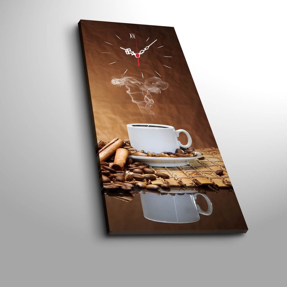 Višebojni Dekorativni Zidni Sat s Motivom Kafe, 3070CS-26 slika 3