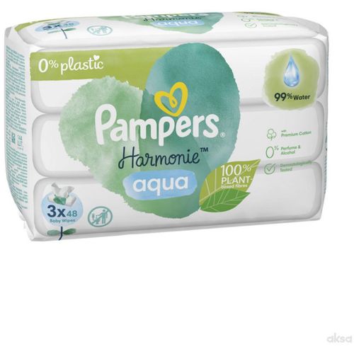 Lot 288 lingettes harmonie Aqua Pampers