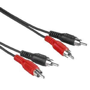 Hama audio kabl 2xRCA(činč)(m) na 2xRCA(činč)(m) 5m (Crni) - 43329,