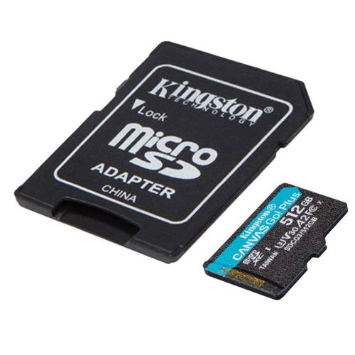 Memorijska kartica + adapter Kingston Canvas Go! Plus microSD 512GB slika 2
