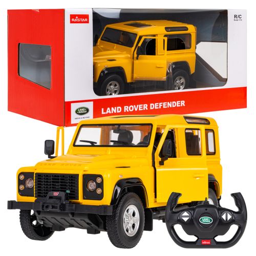 Auto na daljinsko upravljanje R/C car Land Rover Defender 1:14 RASTAR Yellow slika 7