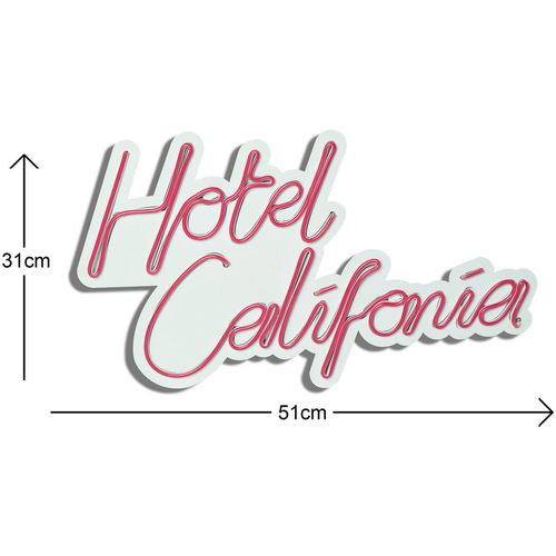 Wallity Ukrasna plastična LED rasvjeta, Hotel California - Red slika 5