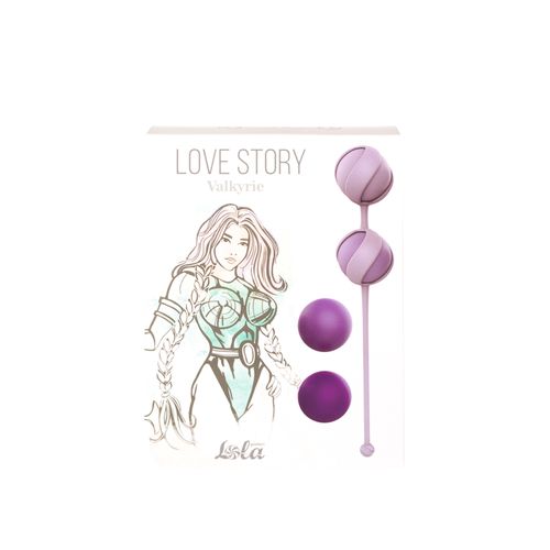 Vaginalne kuglice Lola games Set for Easy and Medium Level Love Story Valkyrie Purple slika 4