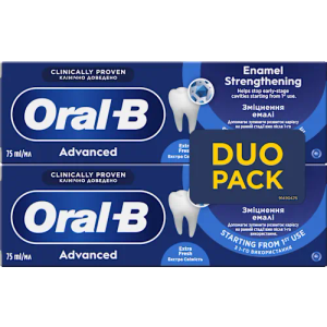 Oral-B Advanced Extra Fresh pasta za zube, 2 × 75 ml XXL