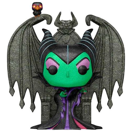 POP figure Disney Villains Maleficent on Throne Diamond Exclusive slika 4