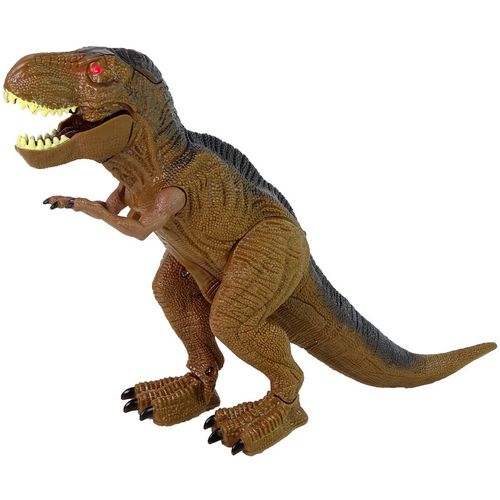 Dinosaur T-Rex na daljinsko upravljanje smeđi sa zvučnim efektima slika 2