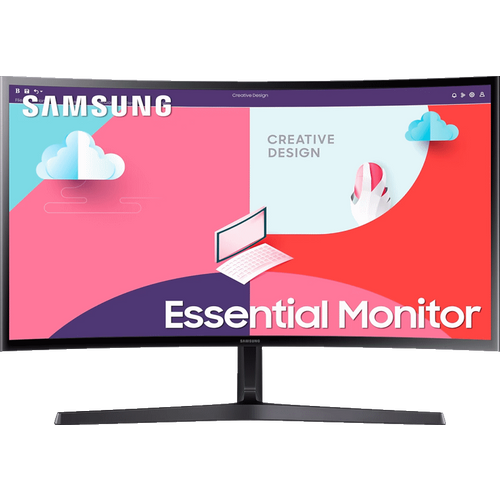 SAMSUNG monitor LS27C366EAUXEN 27" VA zakrivljen 1920X1080 75Hz 4 ms GtG VGA HDMI Freesync VESA slika 1