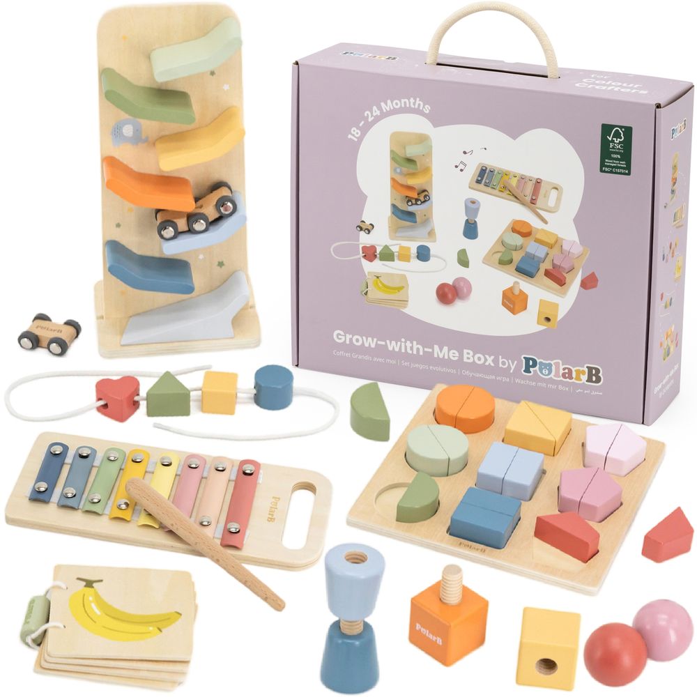 Viga set edukativnih igračaka box od 18 mjeseci do 24 mjeseca slika 1