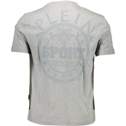 PLEIN SPORT MEN'S SHORT SLEEVE T-SHIRT GRAY slika 2