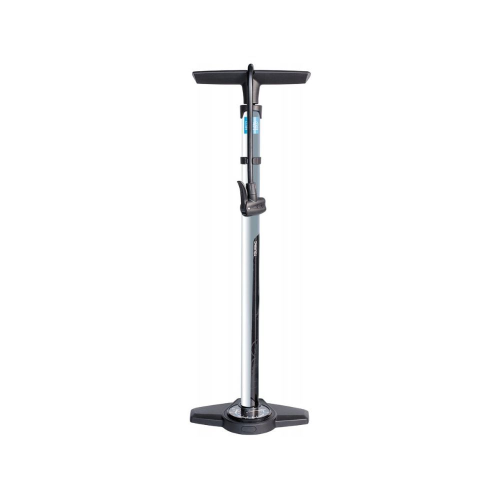 PUMPA NOŽNA PRO TOURING FLOORPUMP LTD SREBRNE BOJE slika 1