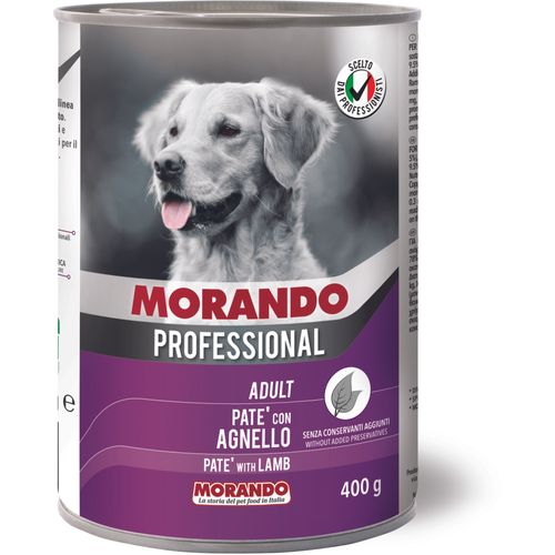 Morando Dog Prof Adult Pate Jagnjetina 400g konzerva slika 1