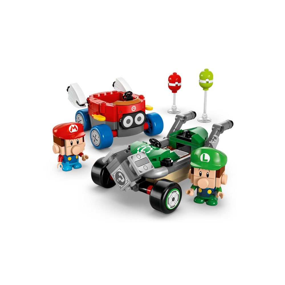 LEGO 72034 Mario Kart™ – Baby Mario i Baby Luigi u utrci slika 8