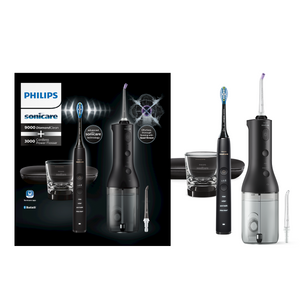 Philips Sonicare bežični oralni tuš + sonična četkica za zube DiamondClean 9000 HX3866/43