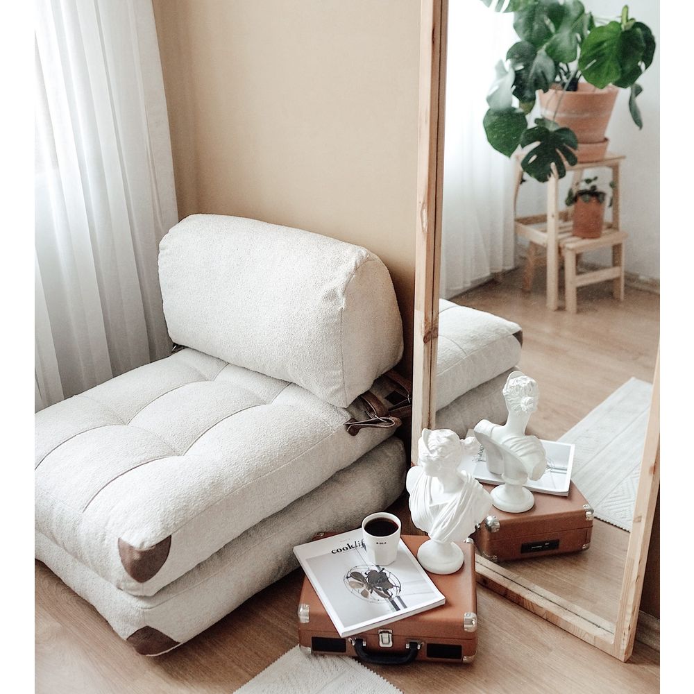 Fold Teddy - Krem Jednosjed koji se pretvara u ležaj slika 3