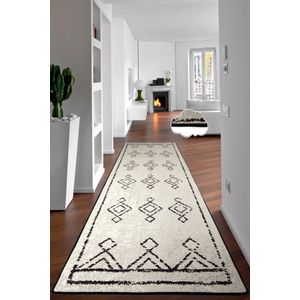 TANKI Tepih Eaves White 80X150 White Hall Carpet (80 x 150)