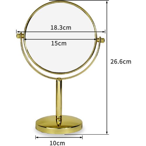 Viter Ogledalo stono zlatno 7x slika 3