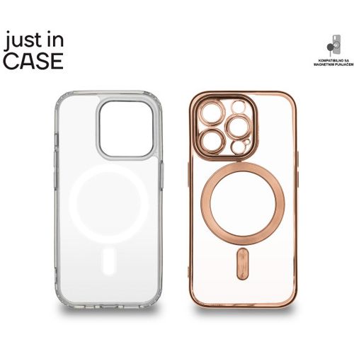 2u1 Extra case MAG MIX paket PINK za iPhone 15 Pro slika 1