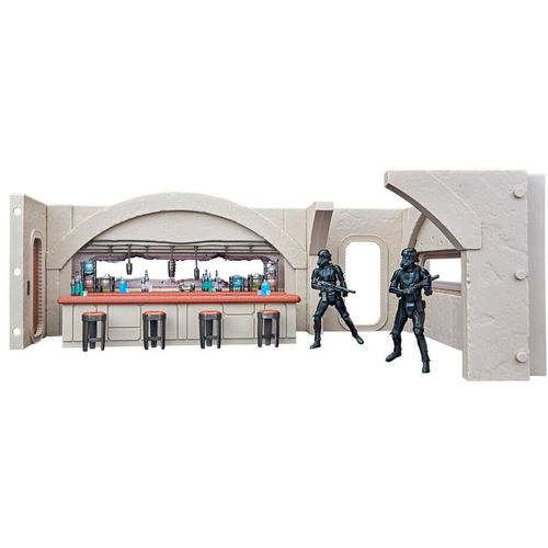 Star Wars Mandalorian Nevarro Cantina + Imperial Death Trooper figure set slika 5