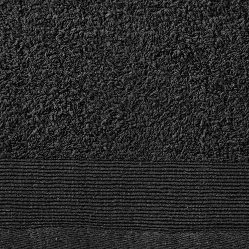 Set kupaonskih ručnika 2 kom pamučni 450 gsm 100 x 150 cm crni slika 9