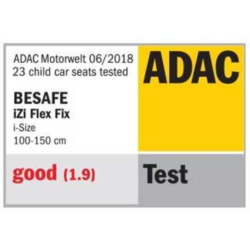 BeSafe autosjedalica iZi Flex Fix i-Size (100-150 cm) Metallic Mélange slika 4