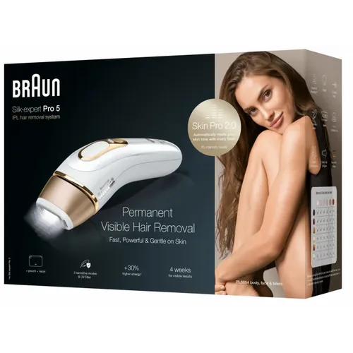 Braun PL5054 Silk-expert Pro 5, IPL sa 1 nastavkom, Venus brijač, torbica slika 4