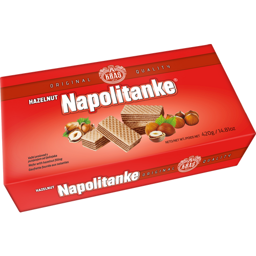 Kraš napolitanke lješnjak 420g slika 1