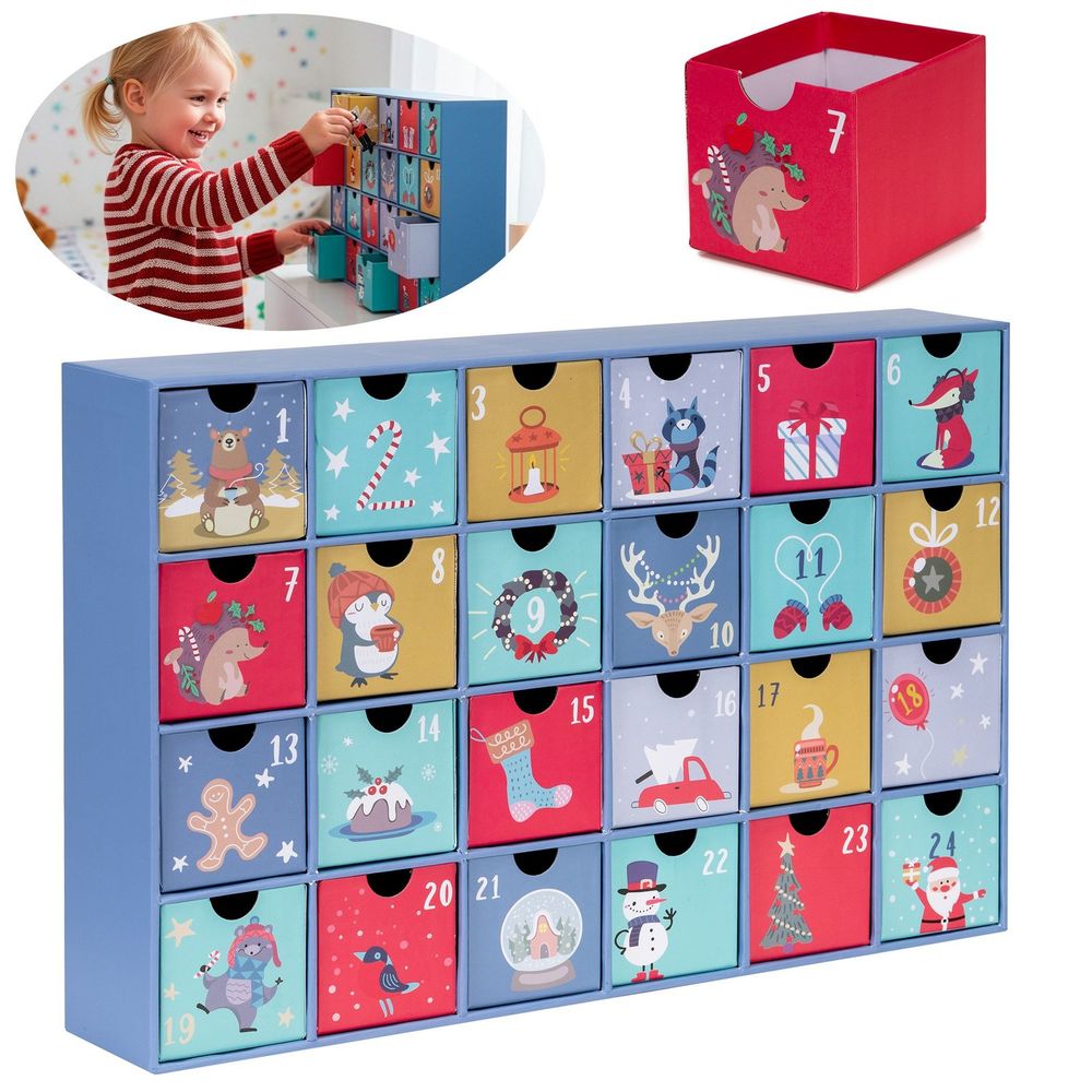 Ca1507 adventski kalendar 39 x 7 x 25 cm slika 1