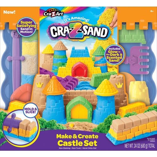 CRAZART set kinetički pijesak Dvorac Cra-Z-Sand  680 g 19667 slika 1