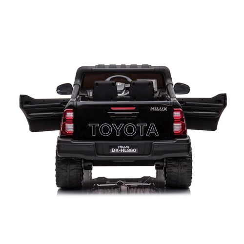 Licencirani auto na akumulator Toyota Hilux DK-HL860 4x4 - crni slika 7