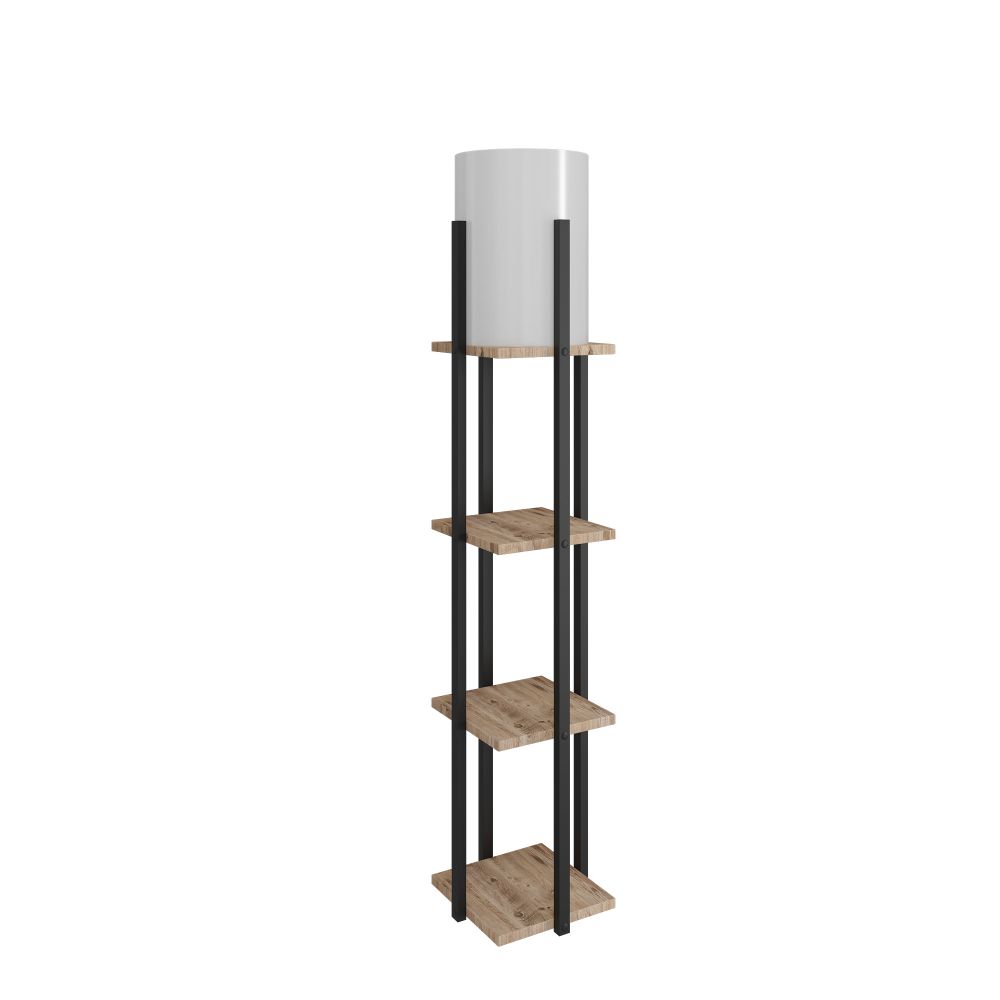 Podna lampa Nora SRC, crna slika 2