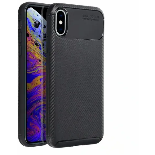 CARBON PREMIUM maska za iPhone X/XS crna slika 1