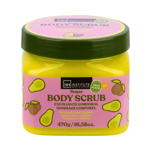 Idc Institute Avocado&Jojoba sugar body scrub 470g slika 1