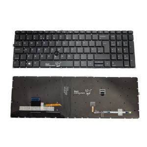 Tastatura za laptop HP EliteBook 850 G7 G8 855 G7 G8 mali enter backlight i pointer