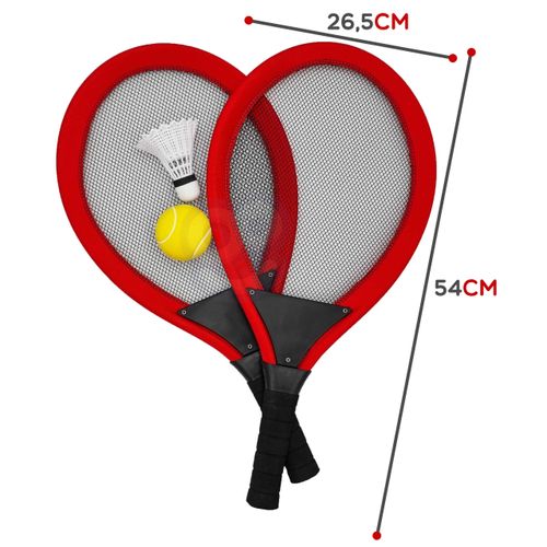 Woopie set za badminton - crveni slika 4