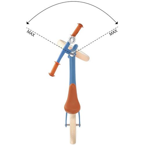 Kinderkraft balans bicikl Fly plus, plavi slika 5