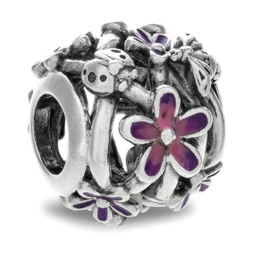 Ženski nakit Pandora OPENWORK PURPLE DAISY - Srebrna i Vijoličasta slika 2