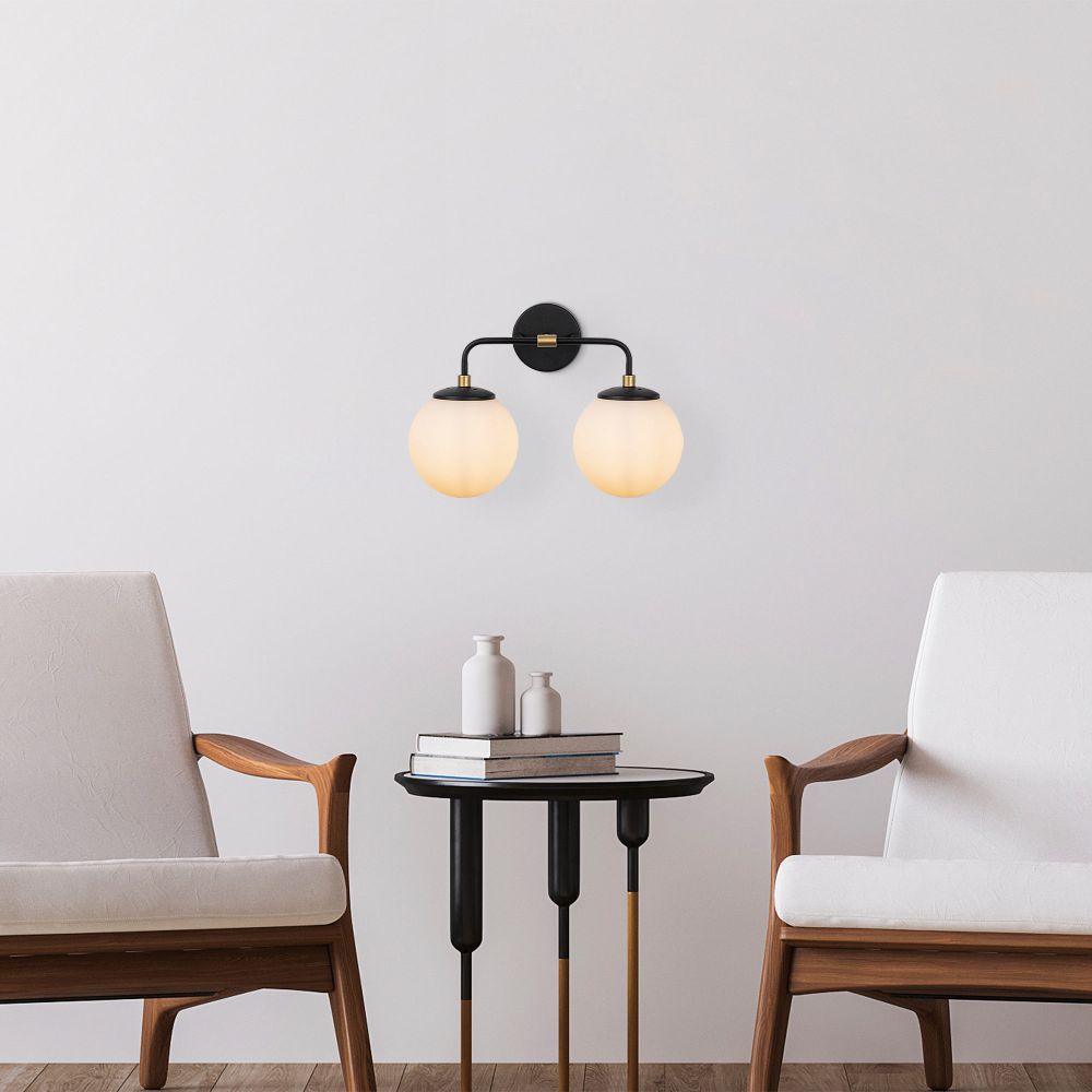 Zidna lampa u antiknom stilu Horn - 12212 Black Cream slika 3