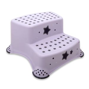 LORELLI DOUBLE STEP STOOL Pomoćna Stepenica za Dijete Stars White