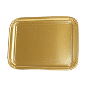 Kartonska zlatna tacna 8=7 30x40 cm 10/1